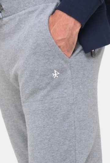 Pantalón de algodón gris