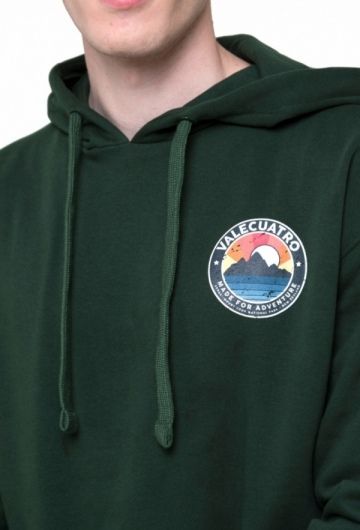 Sudadera adventure color verde