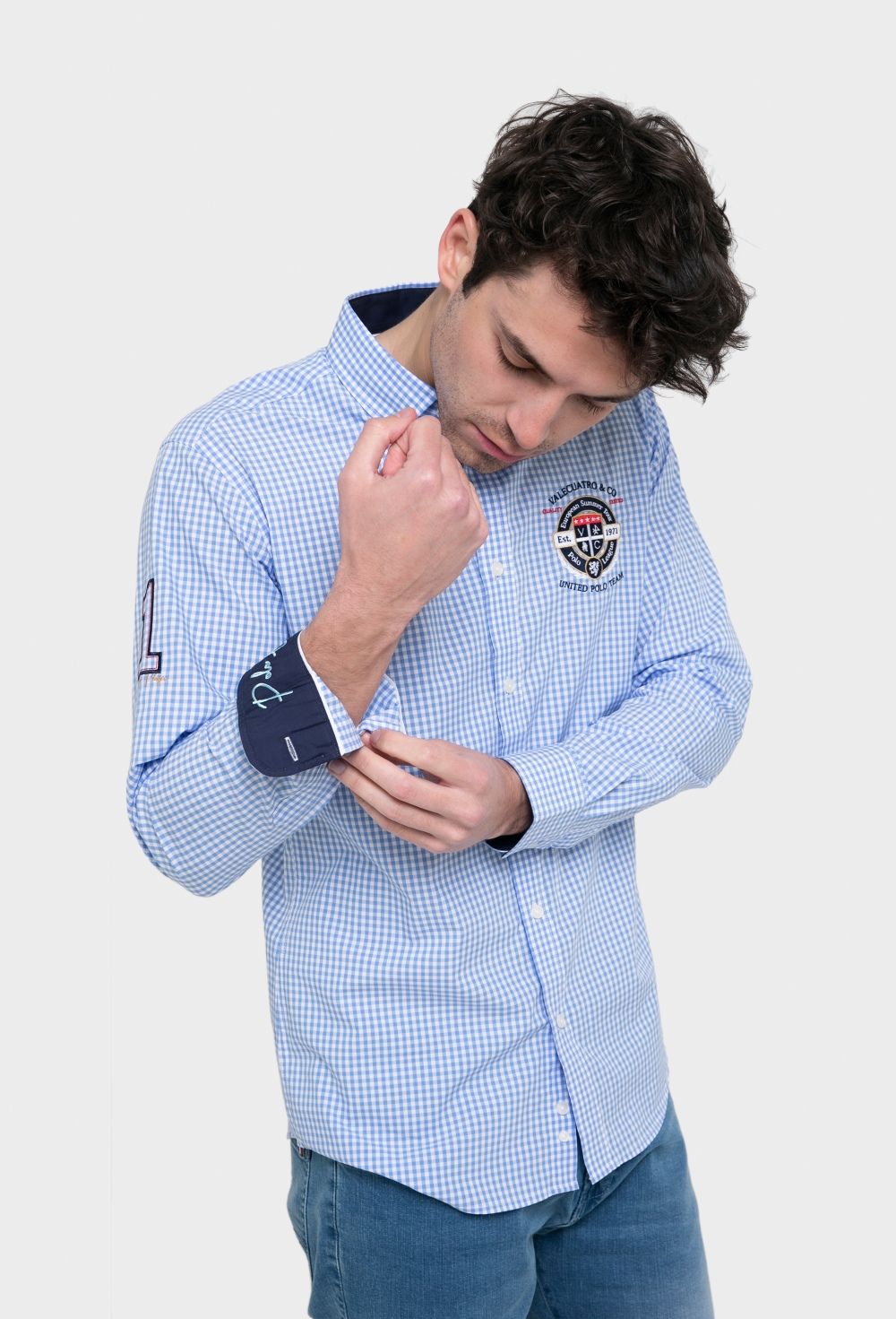 Camisa Polo Cup color celeste - 44.94