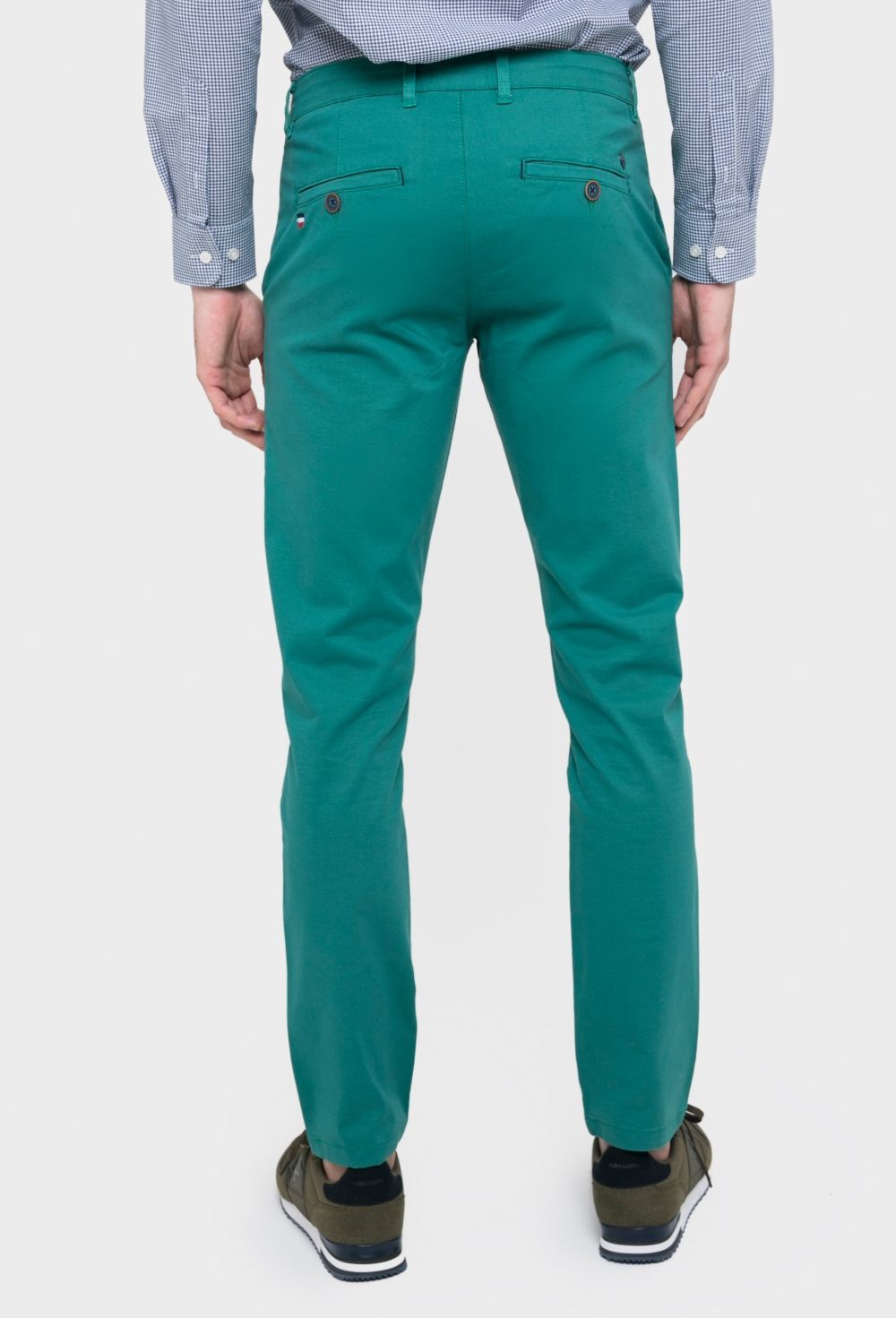 Pantalón clásico chino de hombre verde - Valecuatro