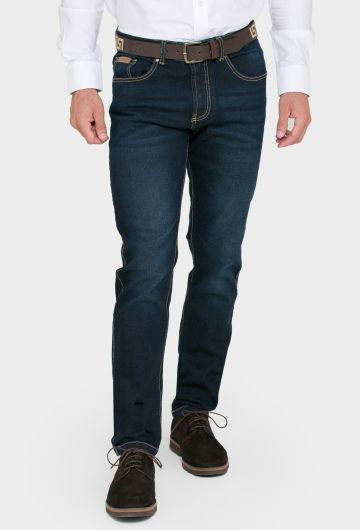 Jeans Regular straight fit azul oscuro
