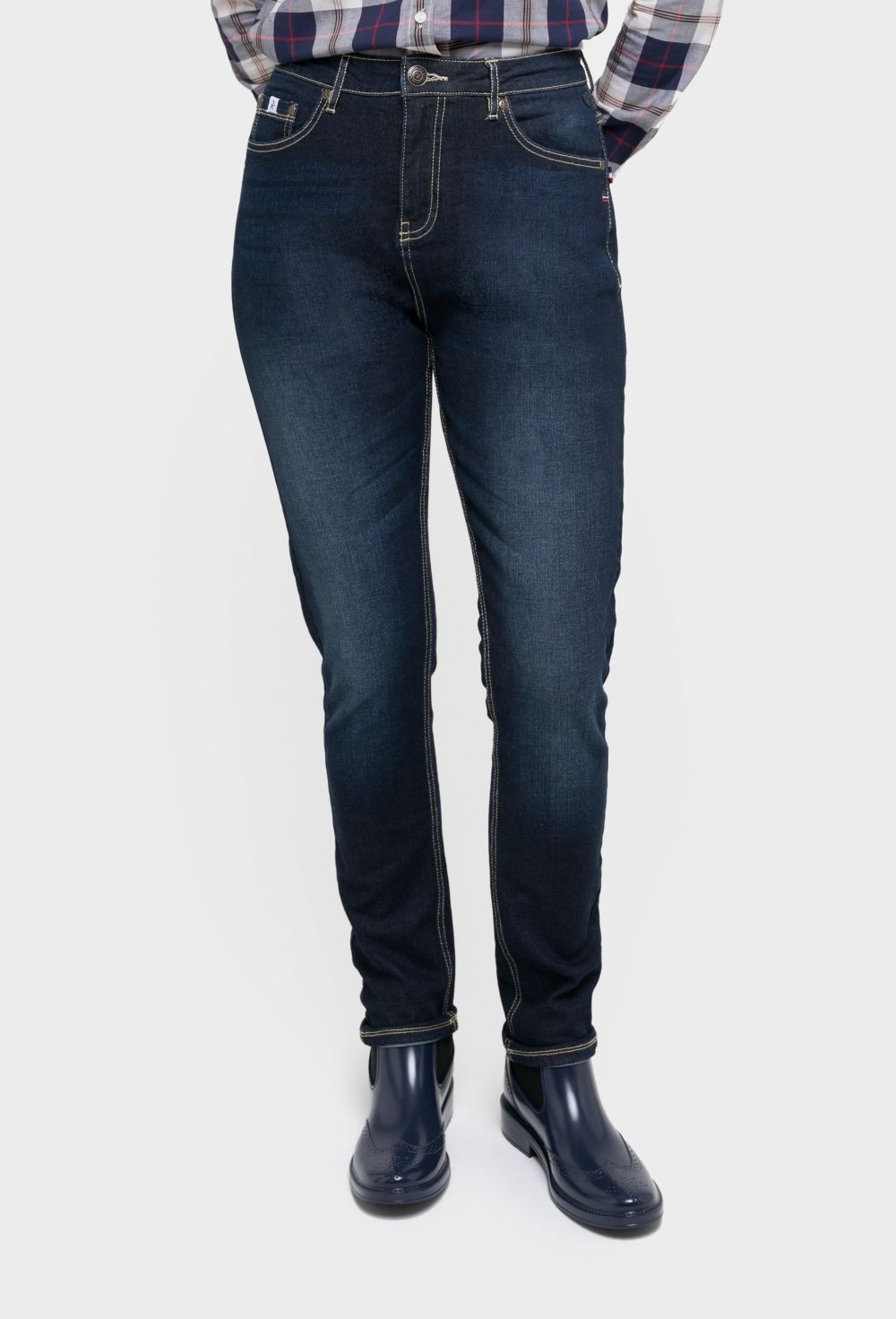 pantalones - Jeans azul oscuro straight fit I23M-5379-AOJ