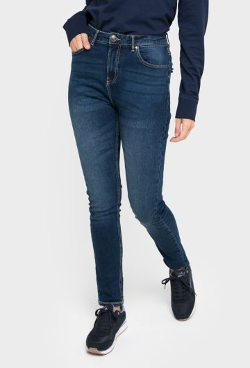 PANTALON M JEANS TIRO ALTO SLIM FIT