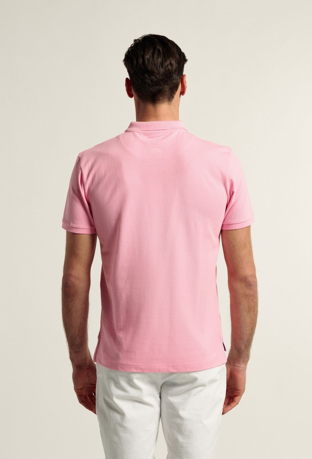 polos - Polo clásico color rosa