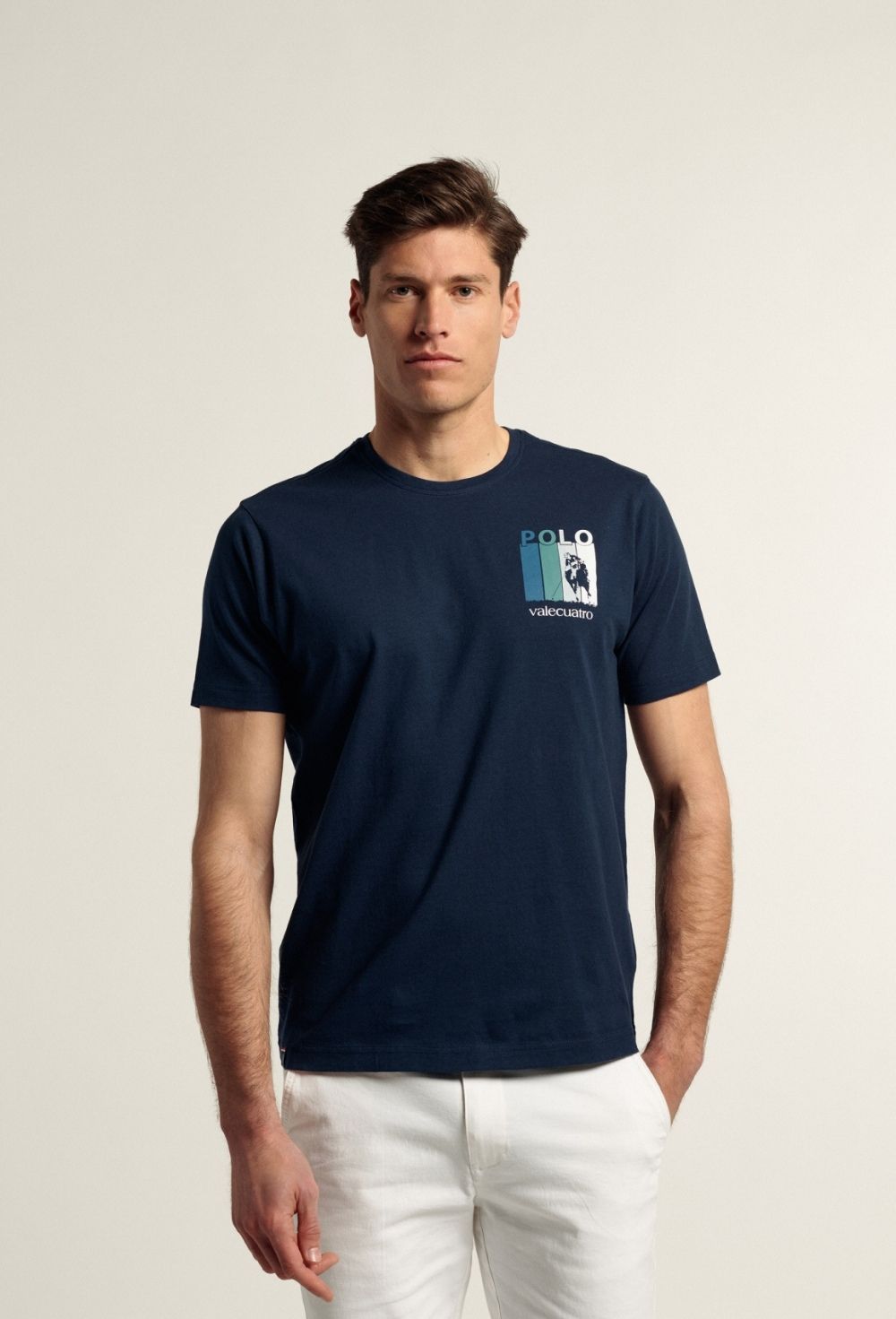 camisetas - Camiseta Polo azul marino P24H-5750-AZM