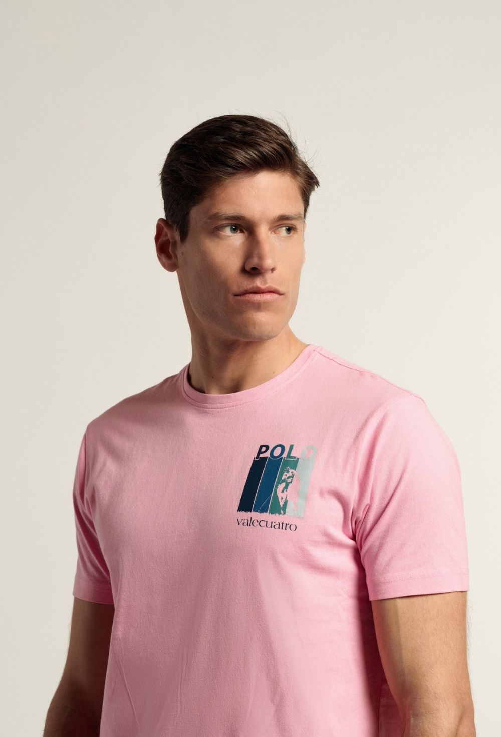 Camiseta Polo rosa - 20.93