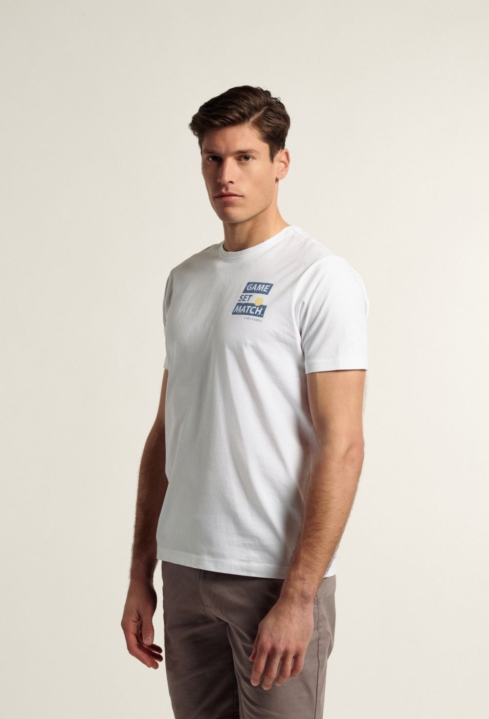 camisetas - Camiseta Game blanca P24H-5765-BL