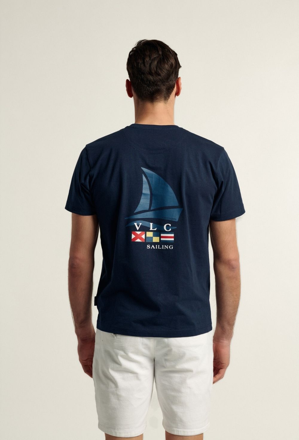 Valecuatro - Camiseta Nautic azul marino