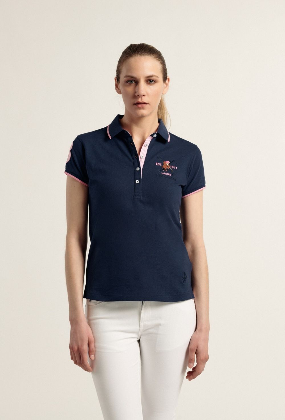 polos - Polo modelo jugadora color azul marino P24M-5821-AZM