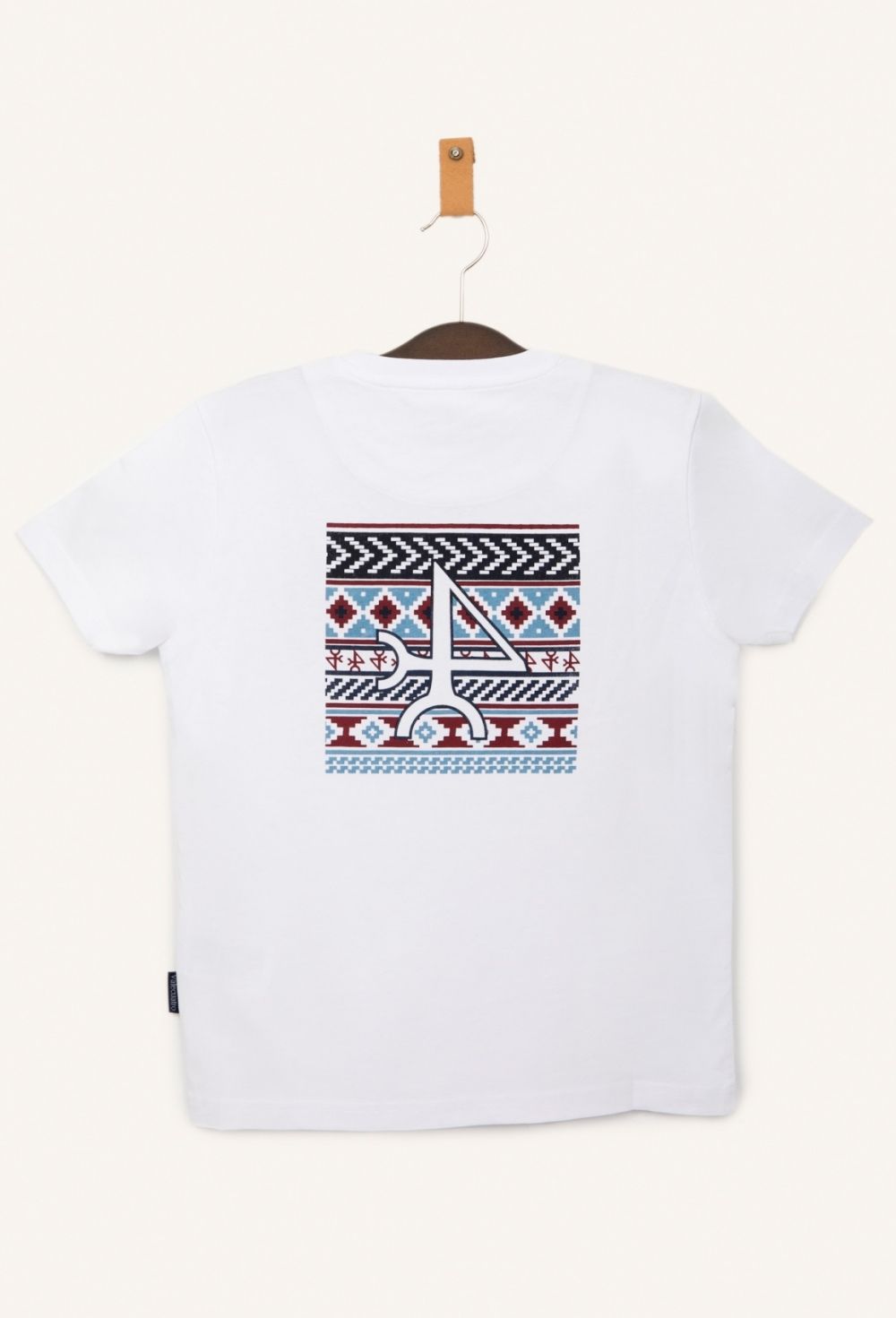 Camiseta étnica niño blanca - 22.9