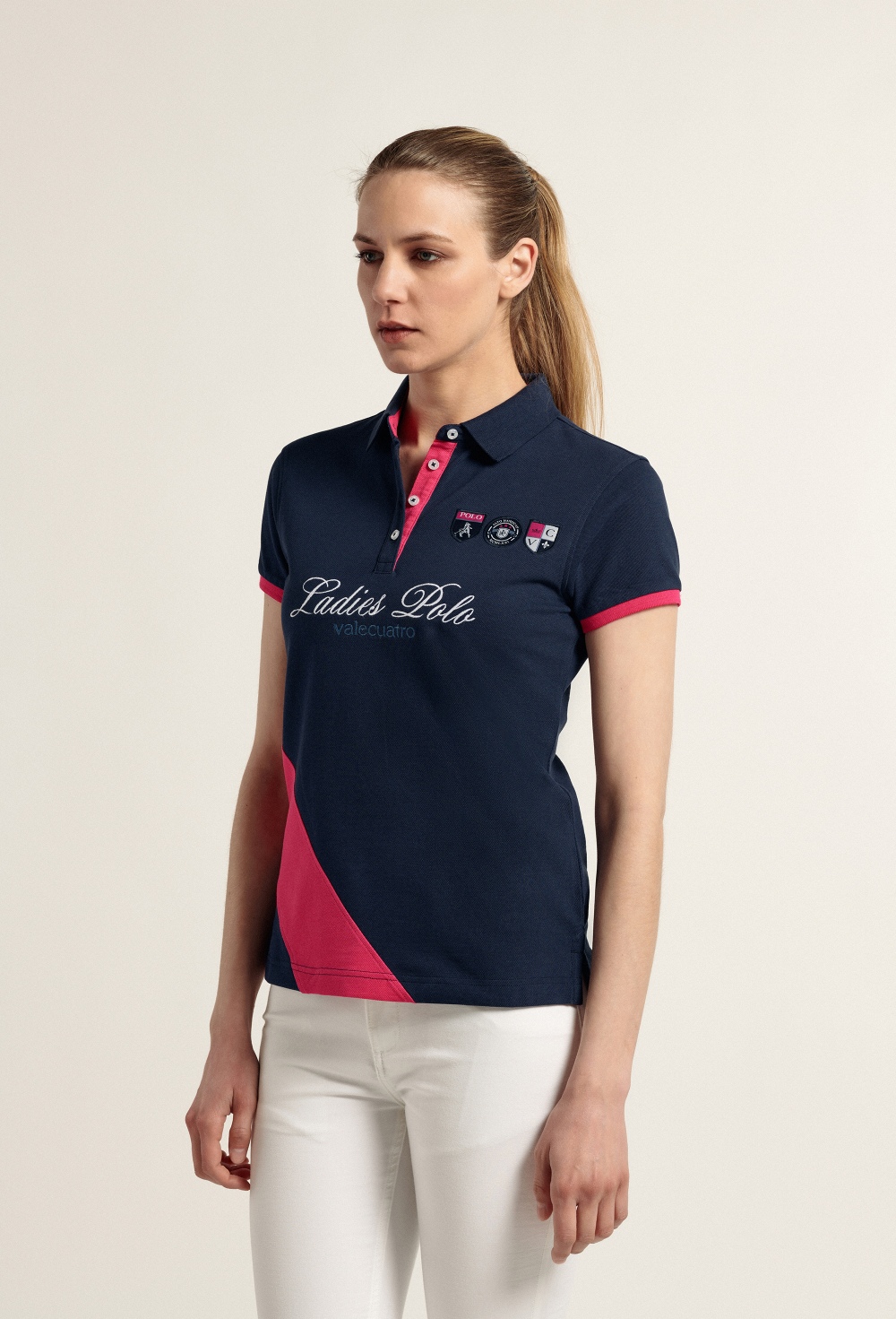 Polo Ladies escudos azul marino - Valecuatro - polos