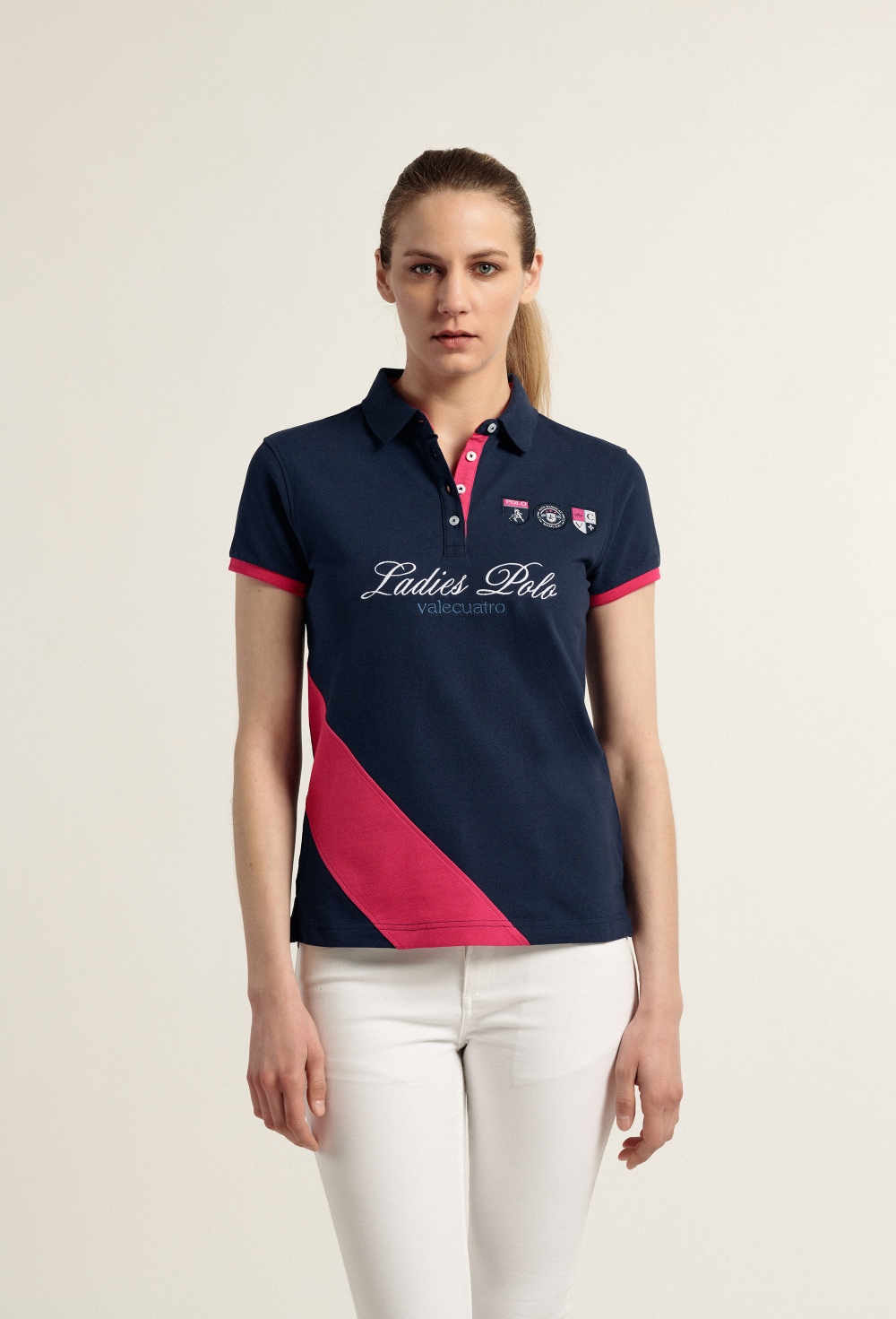 polos - Polo Ladies escudos azul marino P24M-5822-AZM