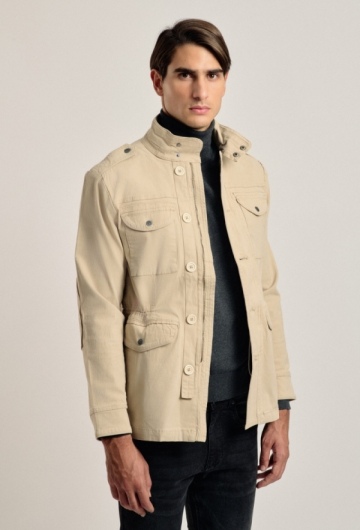 Chaqueta sahariana Valecuatro color beige