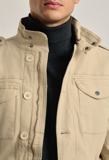 Chaqueta sahariana Valecuatro color beige