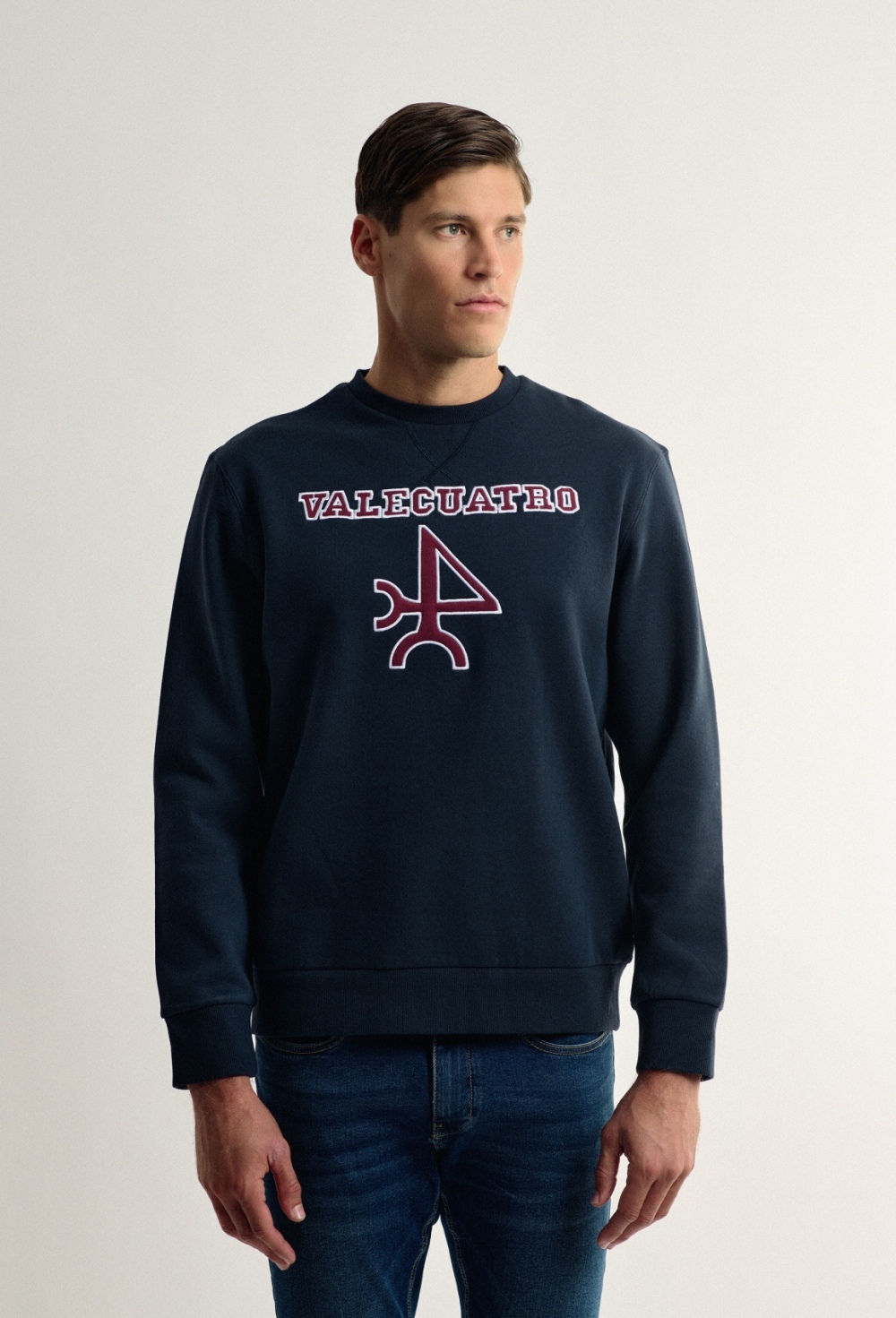 Sudadera logo Valecuatro azul marina