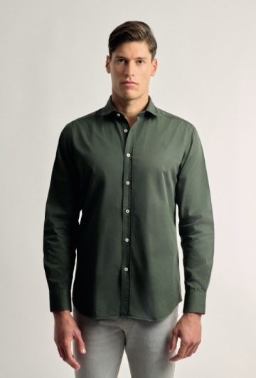 CAMISA H CLÁSICA GARMENT DYE