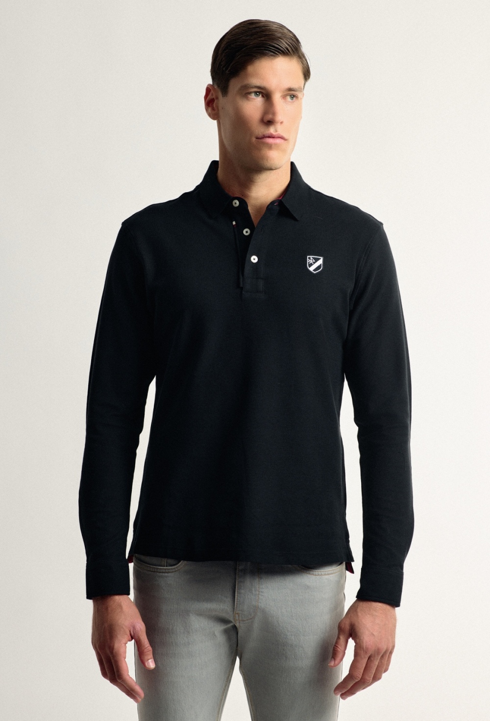 polos - Polo clásico Valecuatro negro I24H-6030-NG