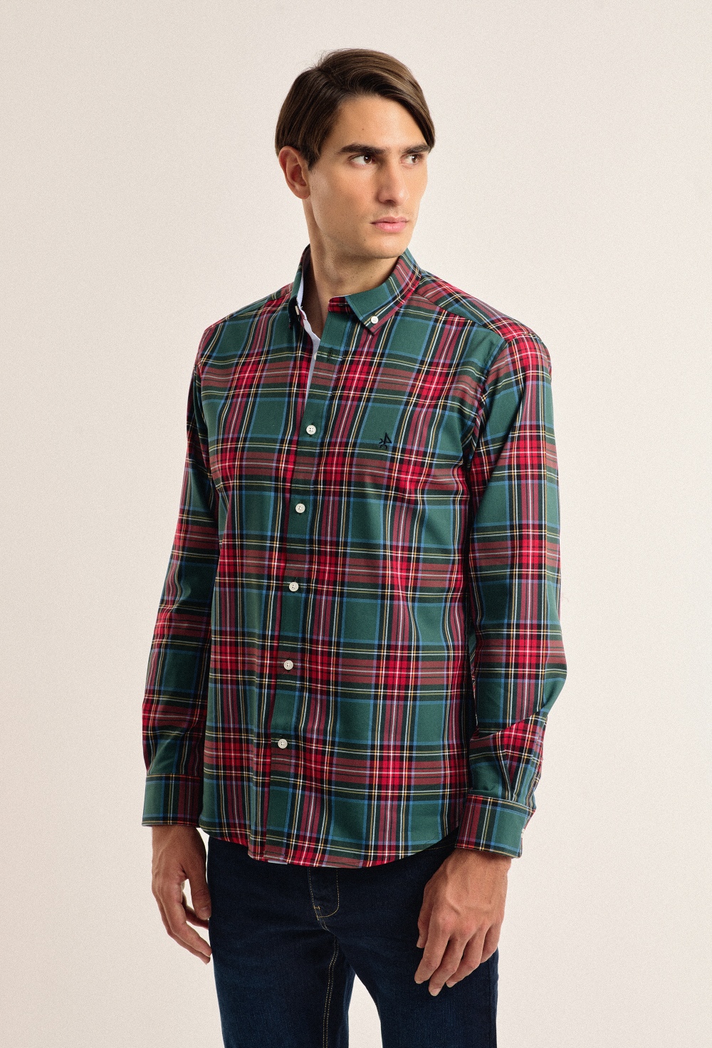 chemises - CAMISA H CLÁSICA TARTAN I24H-6005-TTVD