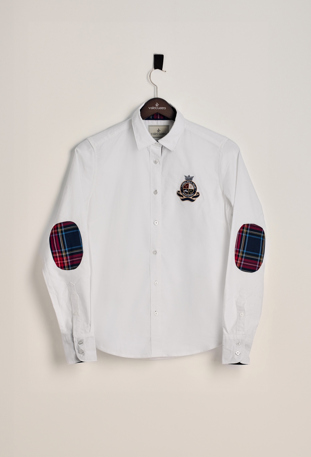 camisas - Camisa Oxford blanca modelo Escudo I24M-6124-BL