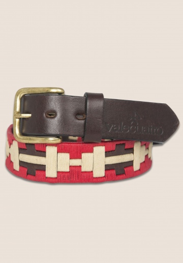 CINTURÓN PILAR ROJO