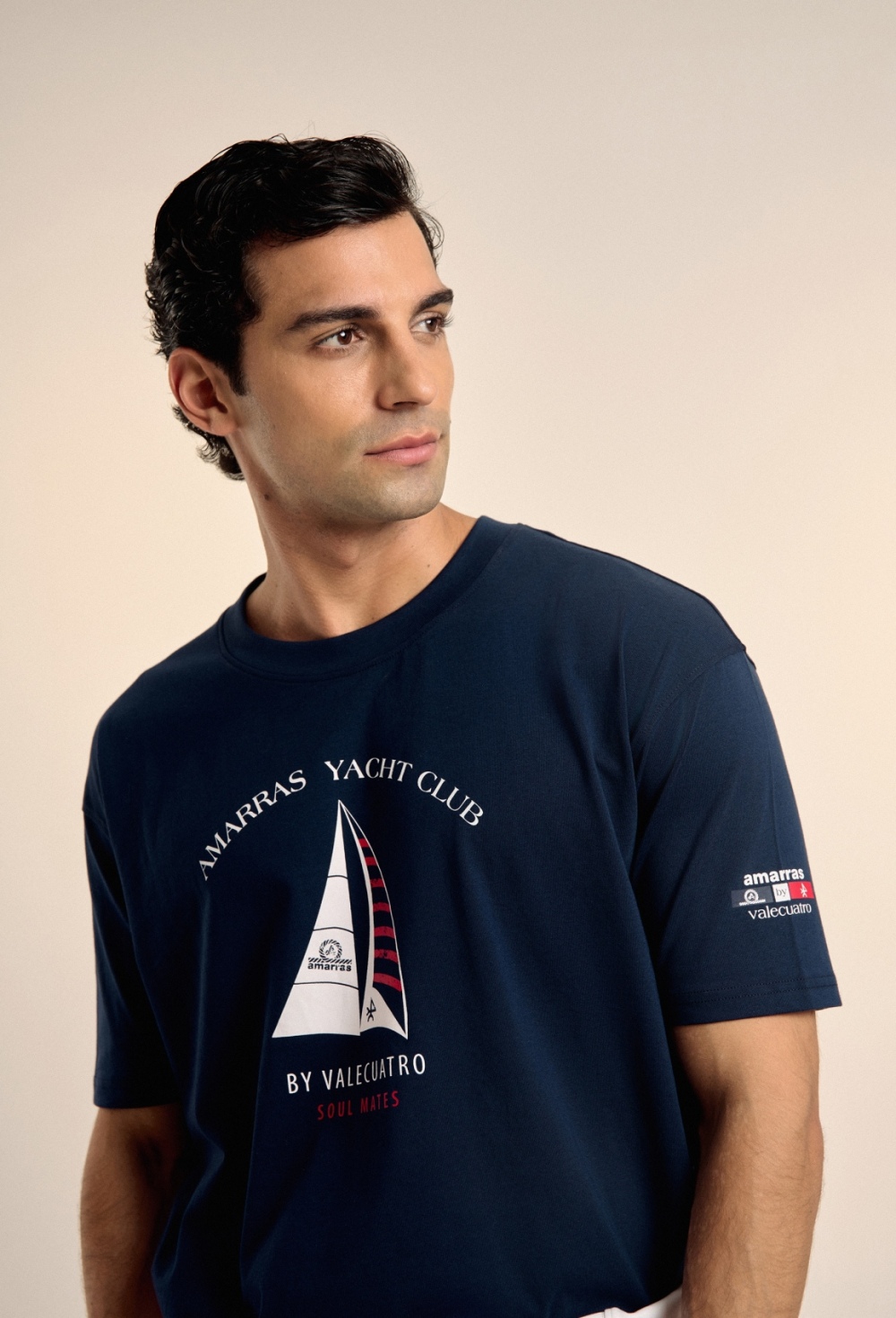 amarras-by-valecuatro - CAMISETA H AMARRAS P25H-6297-AZM