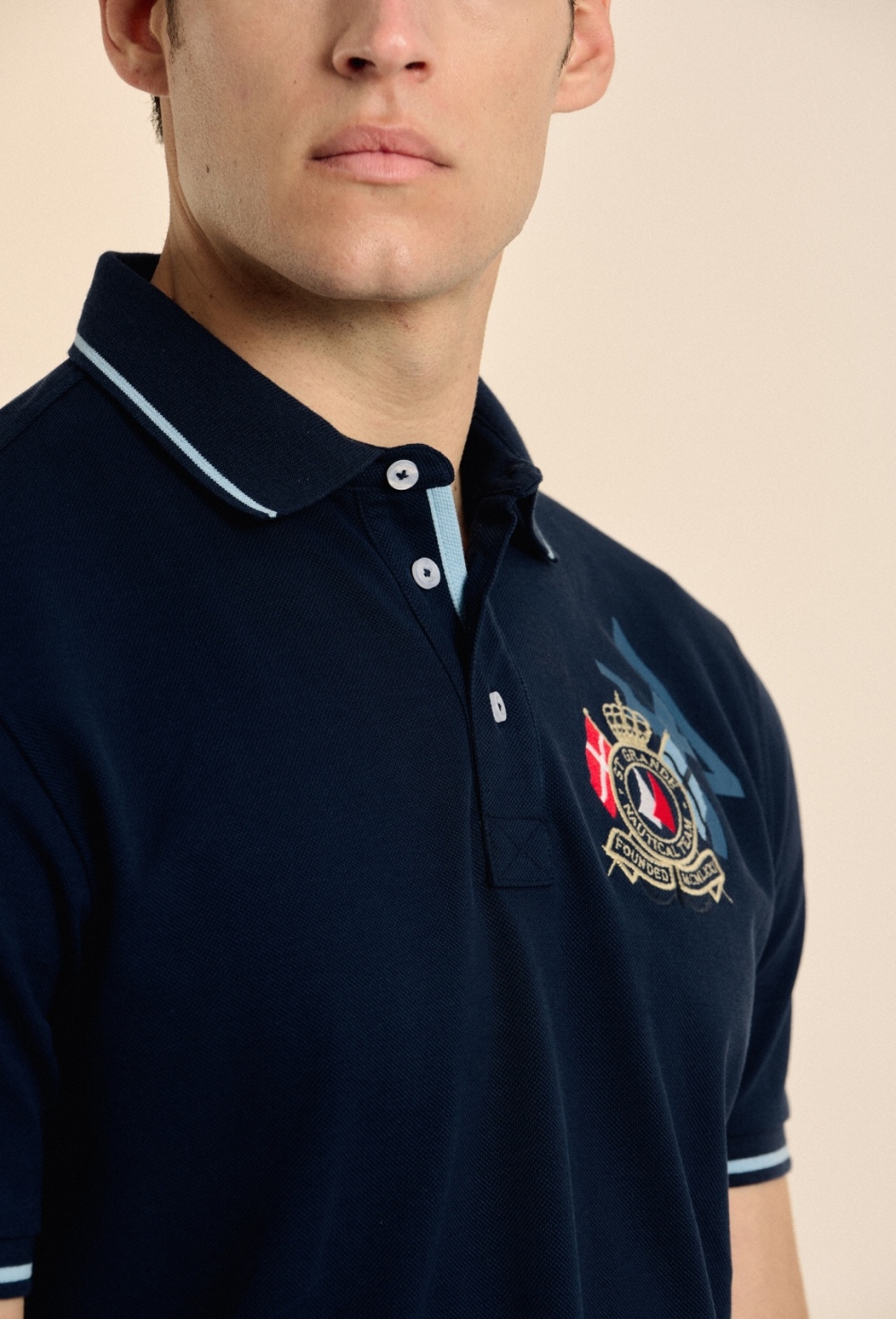 Valecuatro - Polo Nautical Team azul marino