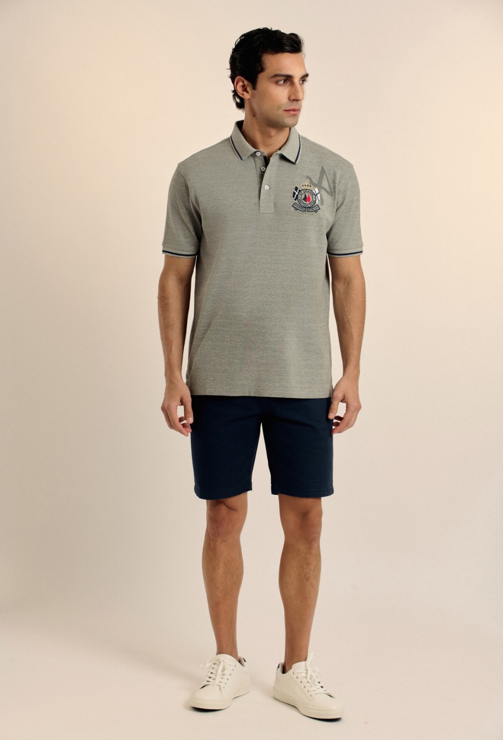 Polo Nautical Team gris - Valecuatro