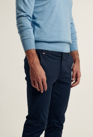 Pantalón chino Valecuatro azul marino