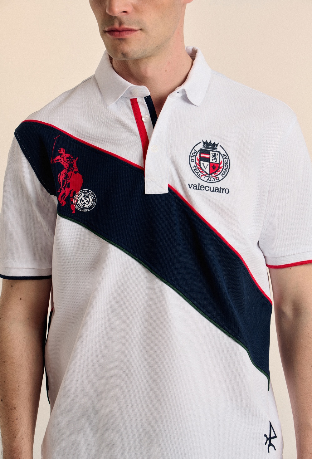 Polo banda Player blanco - 48.93