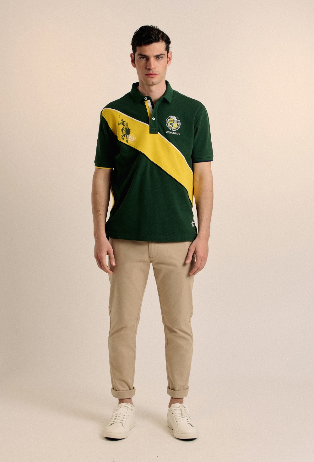 Polo banda Player verde intenso - Valecuatro - polos