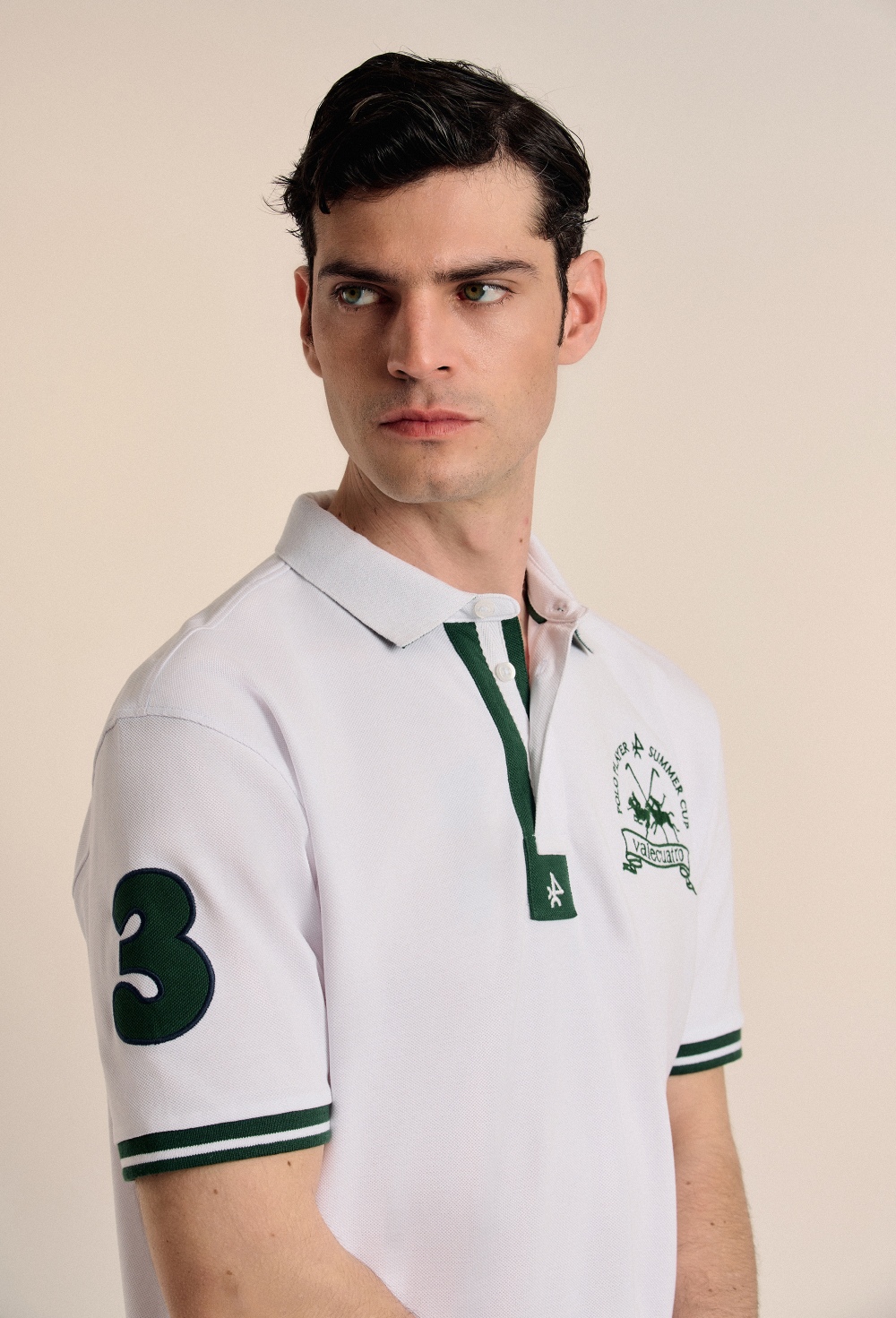 Polo banderas blanco - Valecuatro