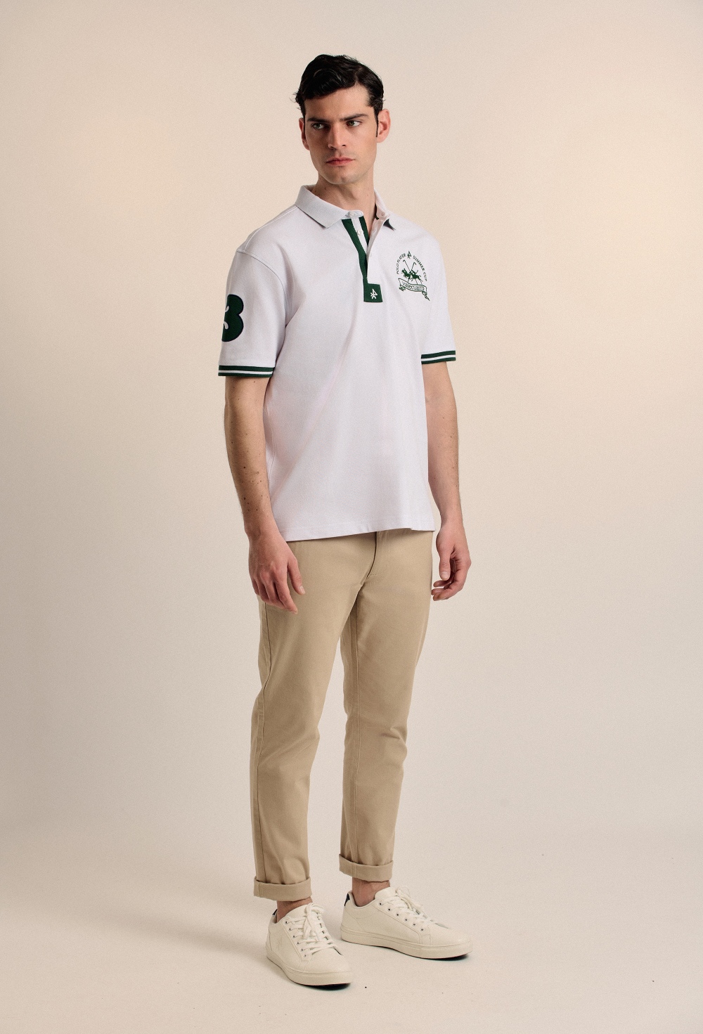 Polo banderas blanco - Valecuatro - polos