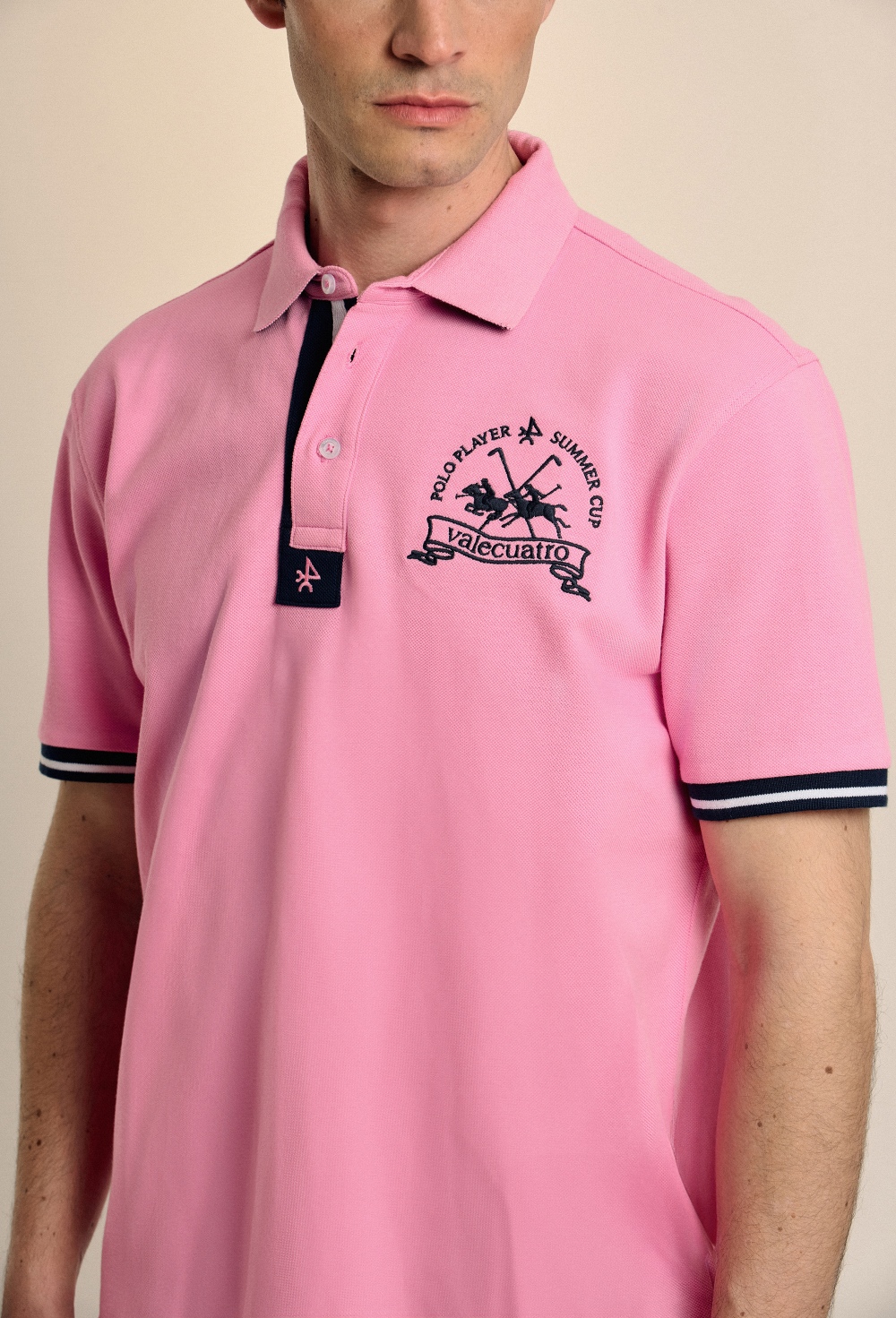 Polo banderas rosa - 45.43