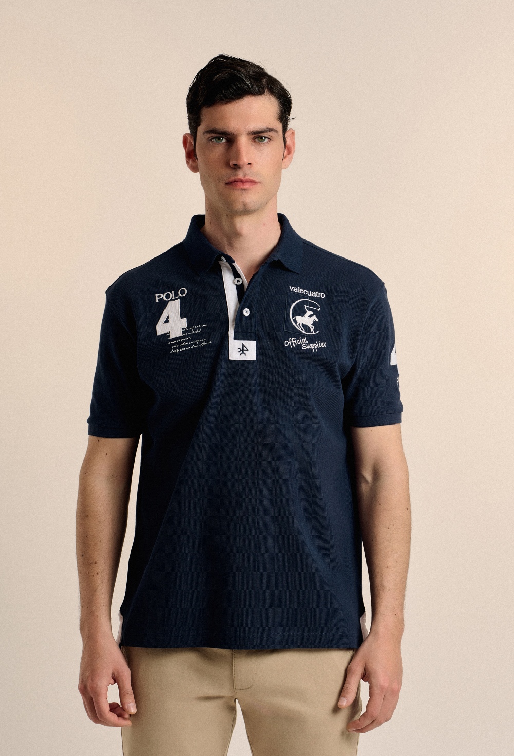 Valecuatro - Polo Player azul marino