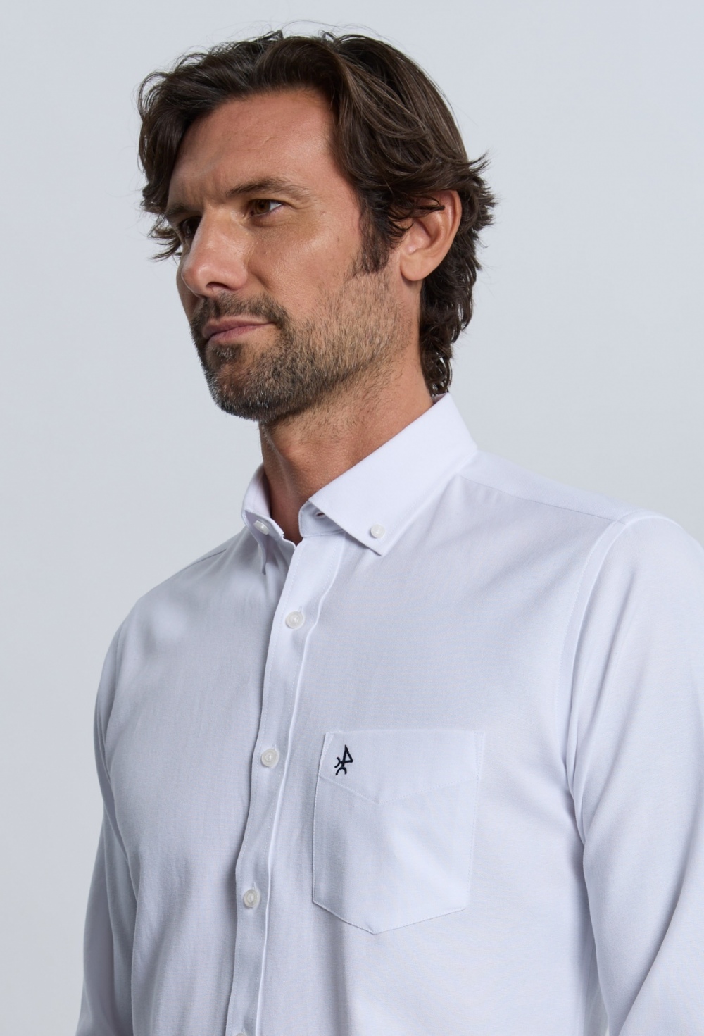 Camisa bolsillo blanca - Valecuatro