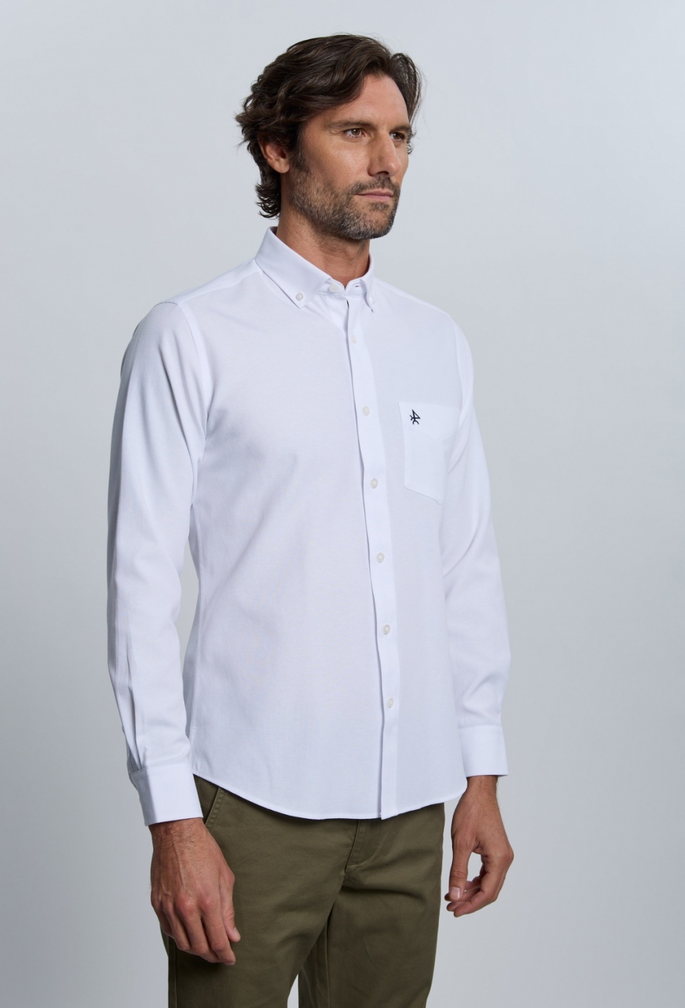Valecuatro - Camisa bolsillo blanca