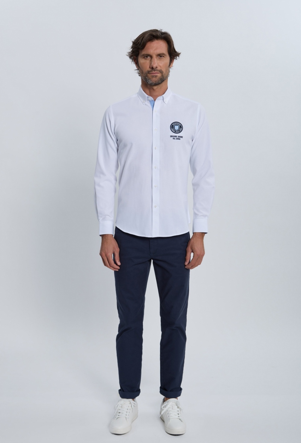 Camisa bordada Valecuatro blanca