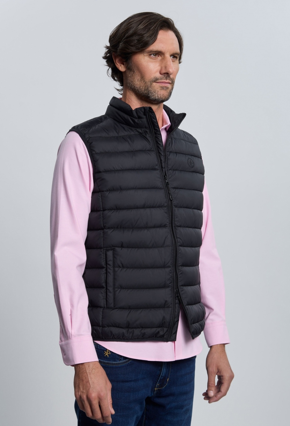 Chaleco acolchado clásico negro - Valecuatro