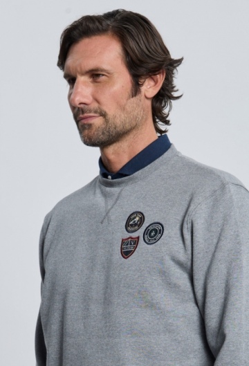 SUDADERA H 3 ESCUDOS