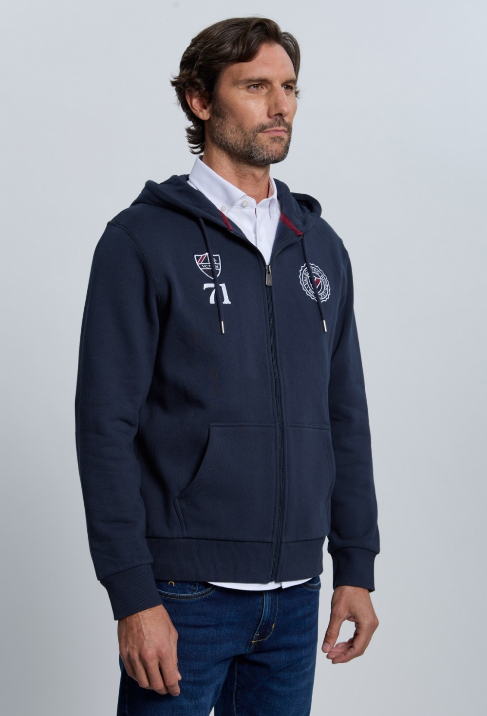 SUDADERA H CREMALLERA - Valecuatro