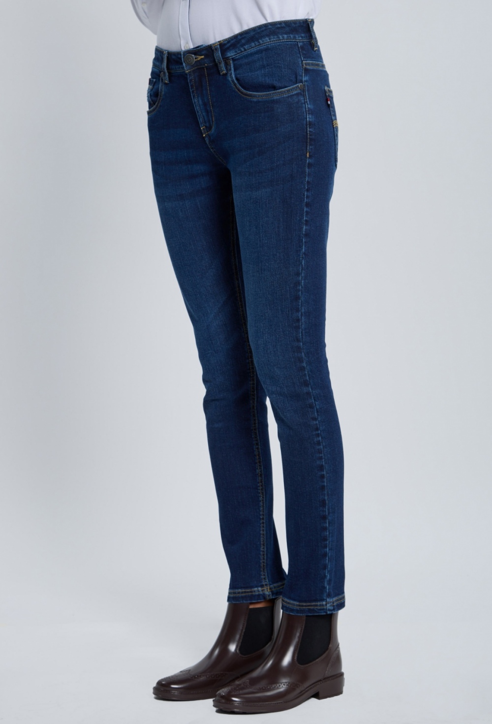 Pantalón jeans denim azul medio - 69.95