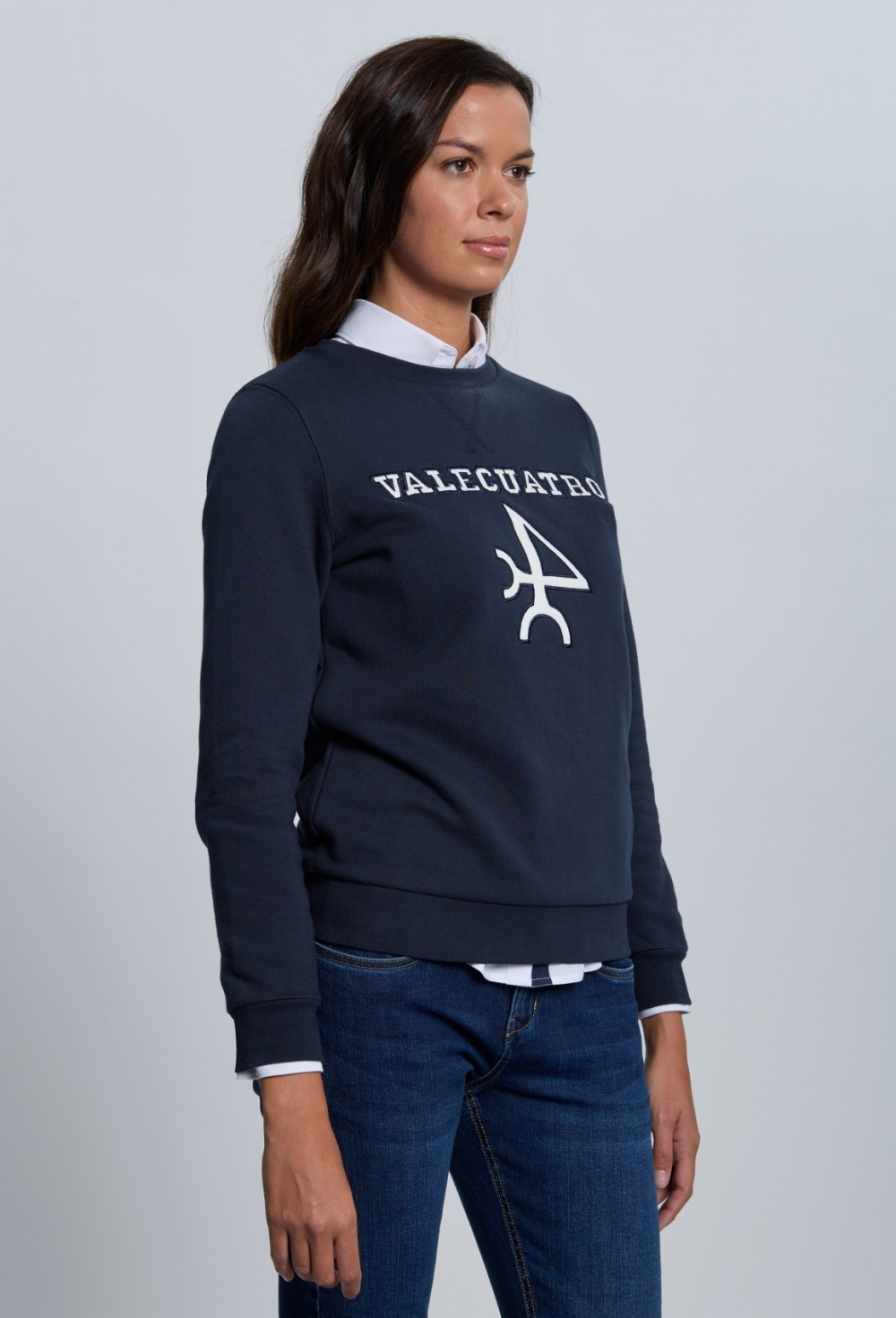 Sudadera logo Valecuatro azul marino - Valecuatro