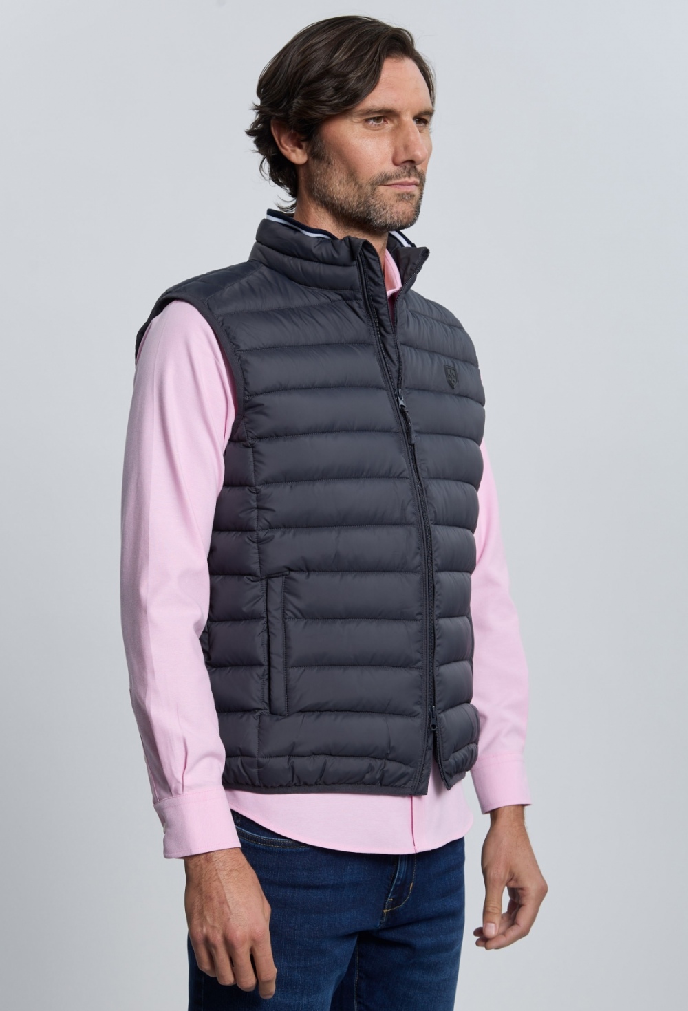 Chaleco acolchado clásico gris - Valecuatro