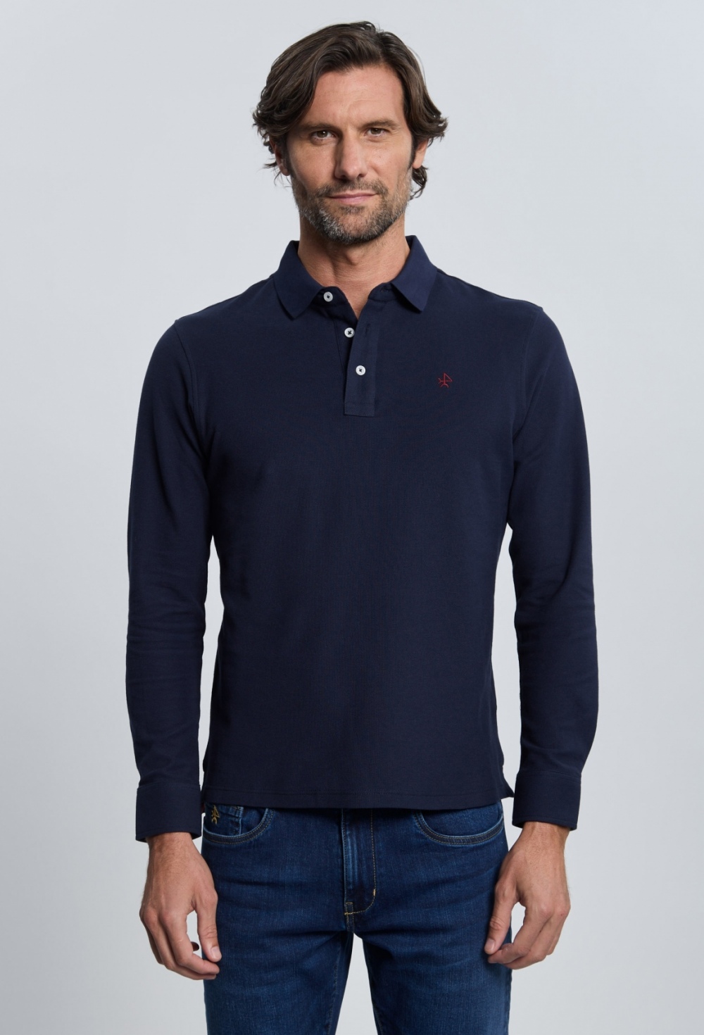 MEN - POLO H CLASICO I25H-6365-AZM