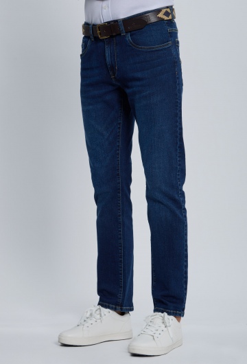 Pantalón jeans azul medio