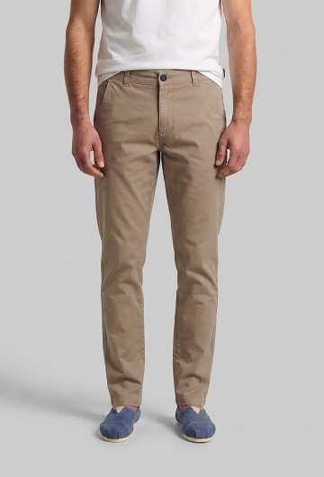 Pantalón chino clásico beige