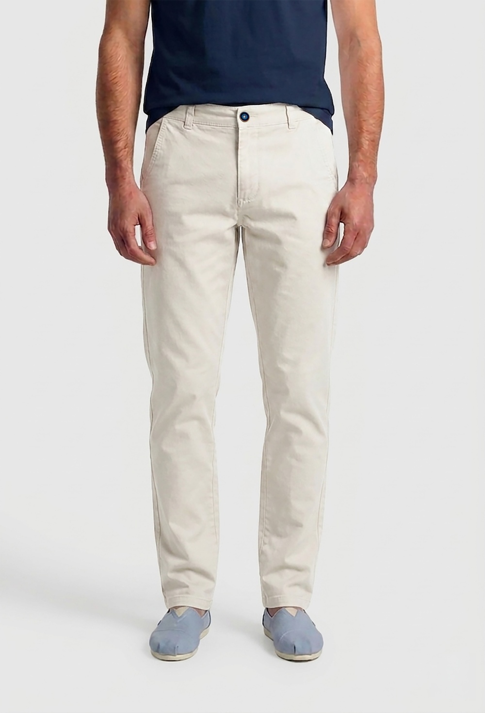 pantalones - Pantalón chino Valecuatro blanco roto P26H-6545-BR