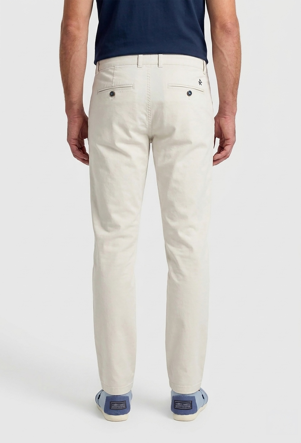 Pantalón chino Valecuatro blanco roto - 64.9