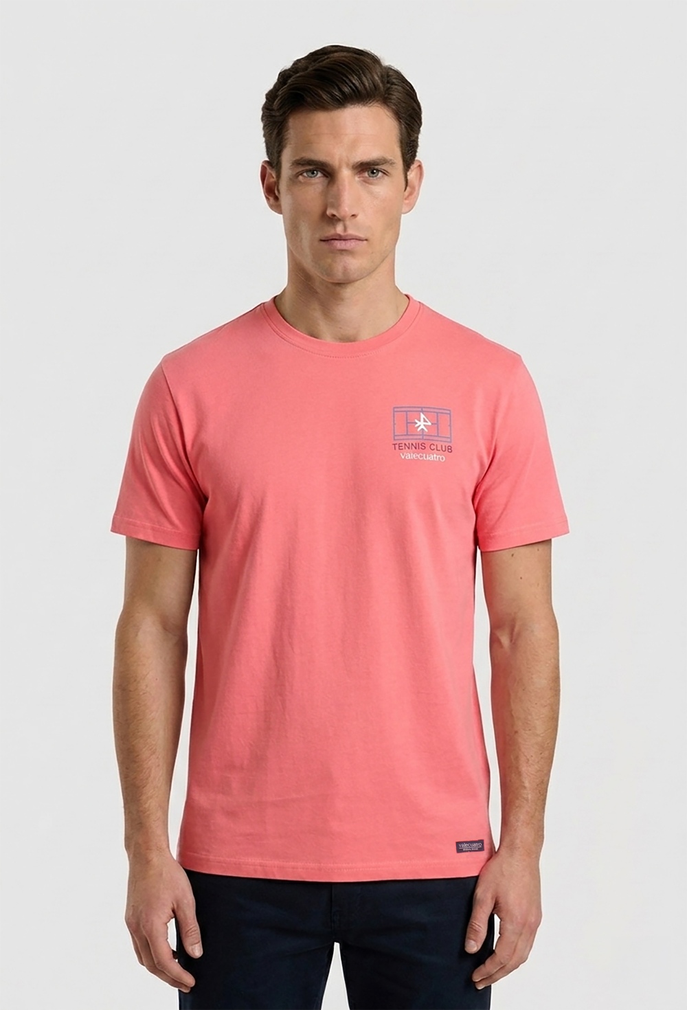 camisetas - Camiseta Tennis Club coral P26H-6564-COR