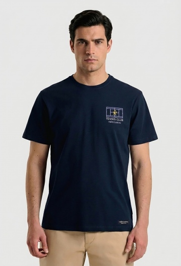 Camiseta Tennis Club azul marino